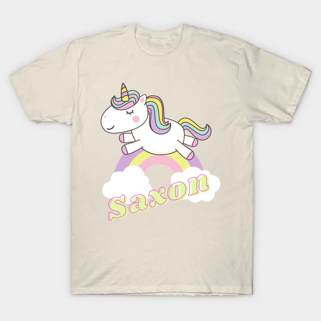 saxon ll unicorn T-Shirt by j and r